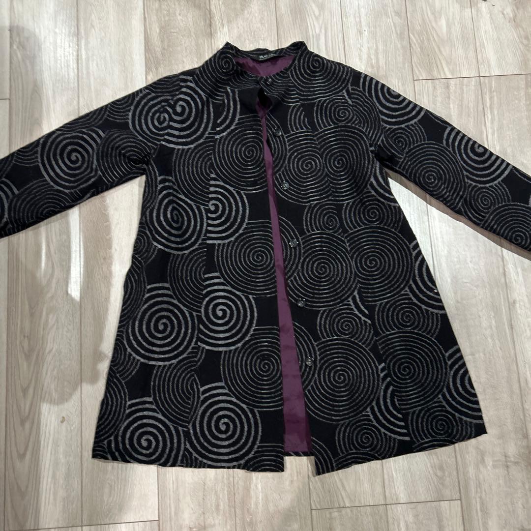 ギエモン　儀右衛門　ロングコート　久留米絣