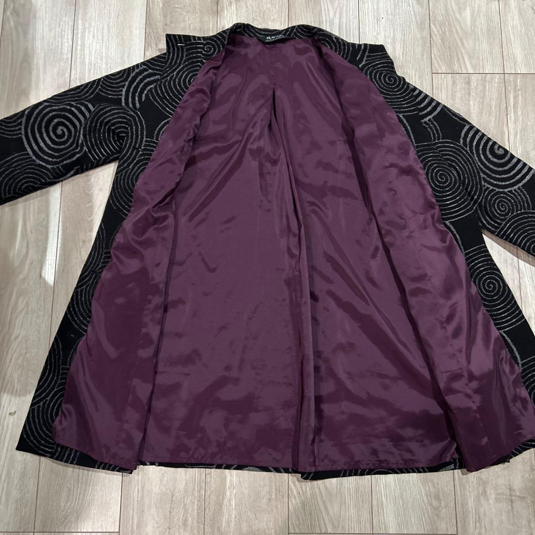 ギエモン　儀右衛門　ロングコート　久留米絣