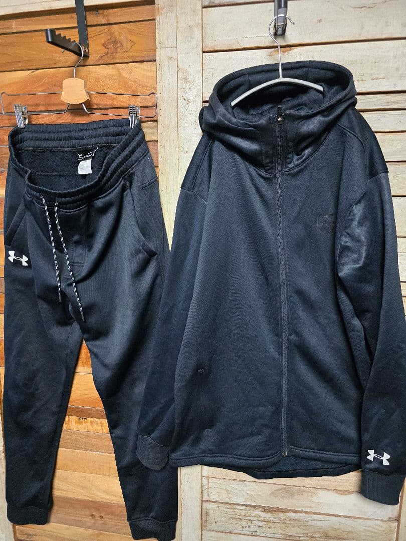 アンダーアーマー ジャージ 上下セット スウェット 裏フリース コールギア XL