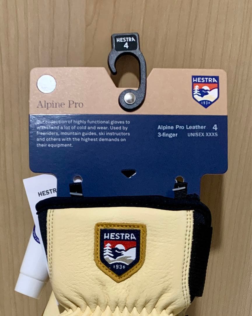 HESTRA スキーグローブ　手袋　サイズ4 スノーボード　バックカントリー
