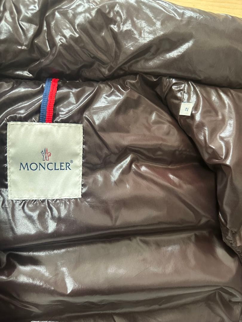 MONCLER ダウンベスト ダークブラウン