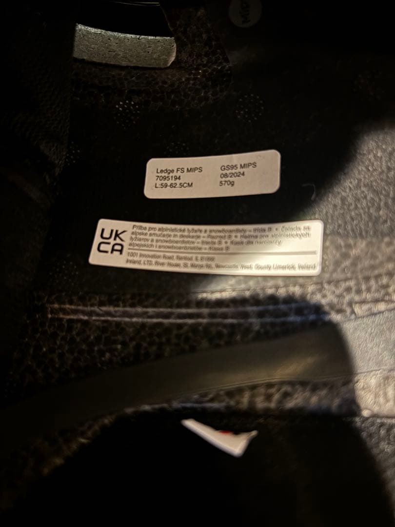 ジロ GIRO LEDGE FS MIPS Matte Black Lサイズ