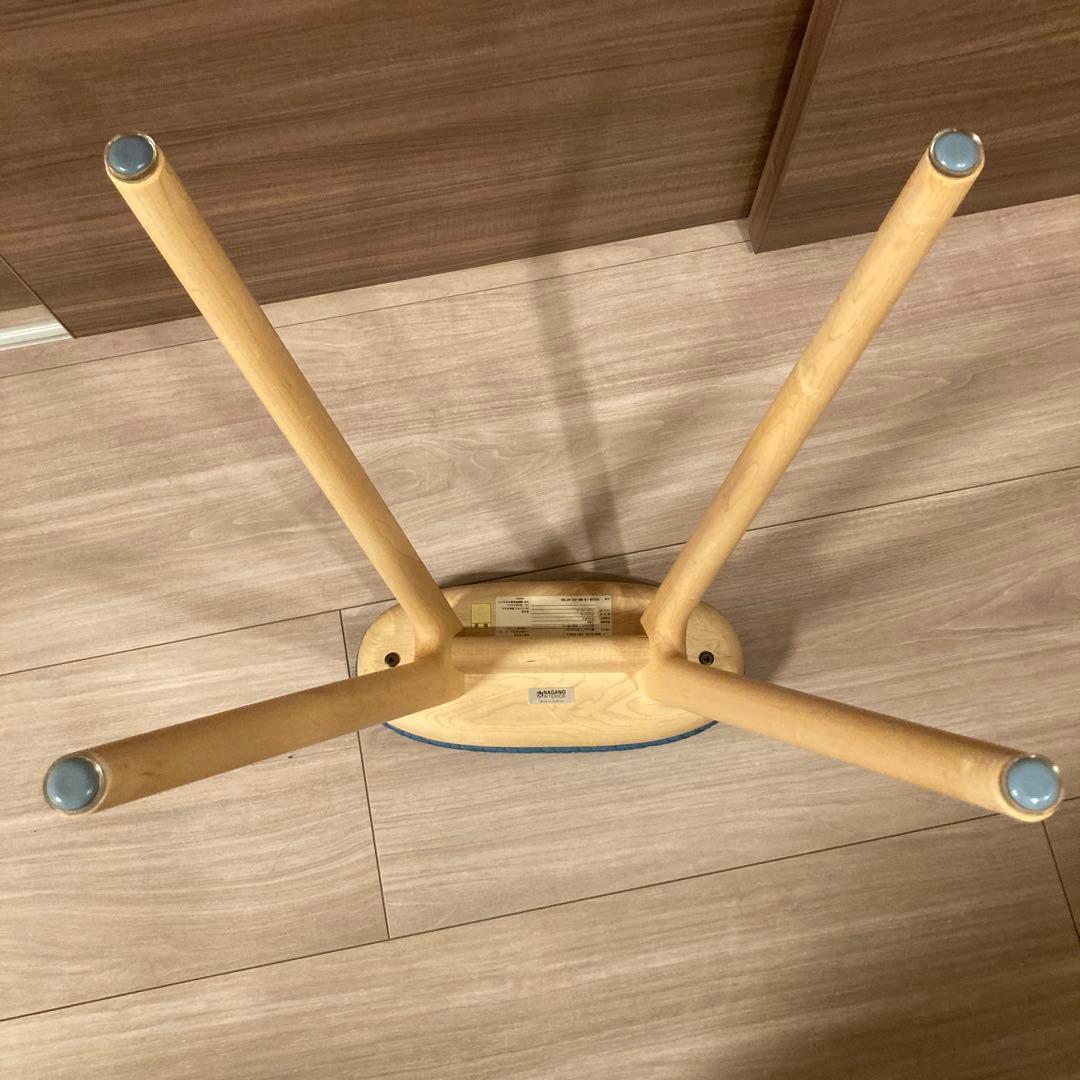 ナガノインテリア　キッチン　スツール　木製