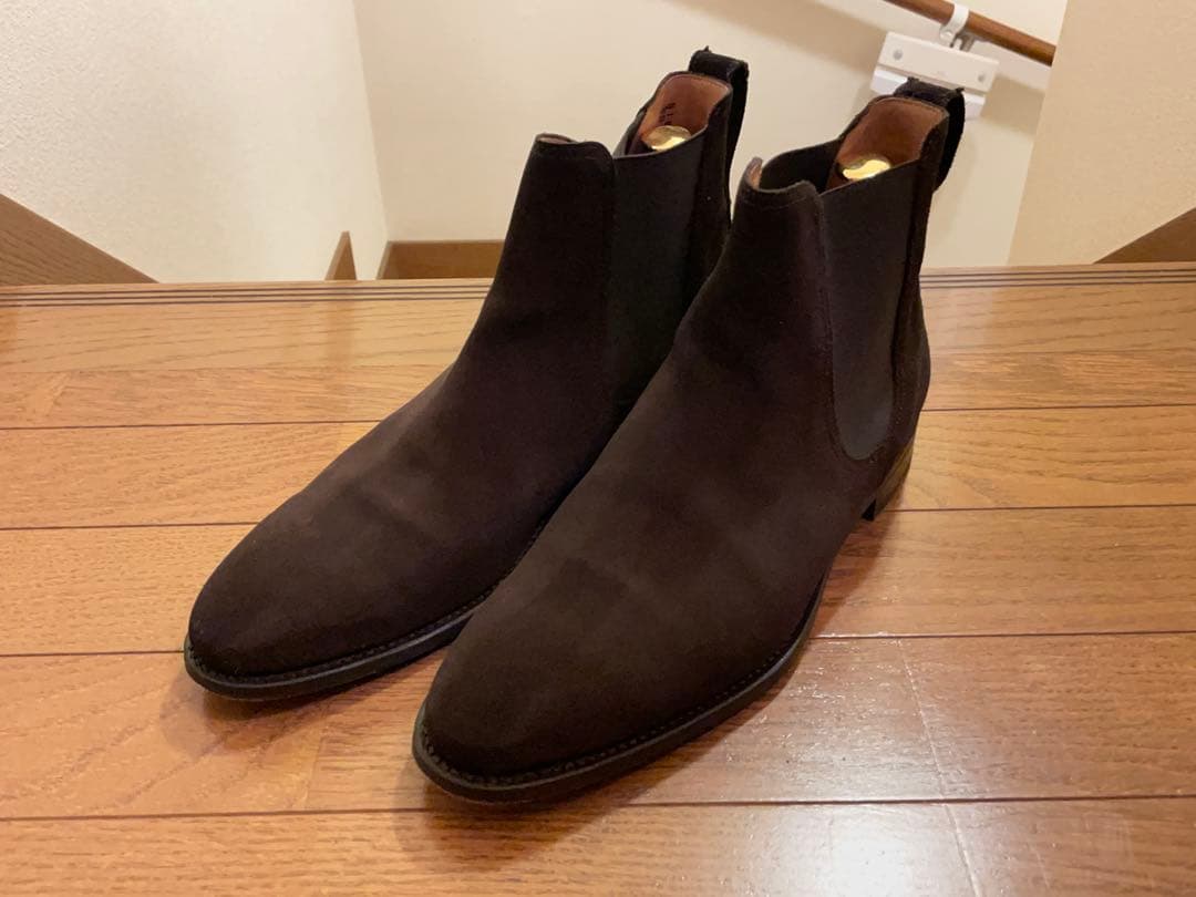 【スペイン製】Berwick スエード サイドゴアブーツ