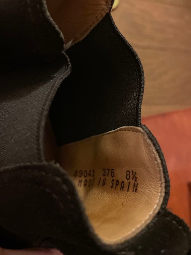 【スペイン製】Berwick スエード サイドゴアブーツ