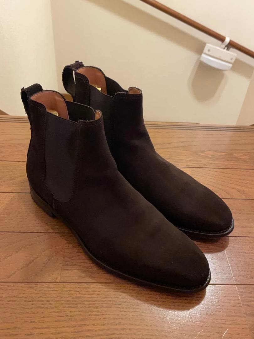 【スペイン製】Berwick スエード サイドゴアブーツ