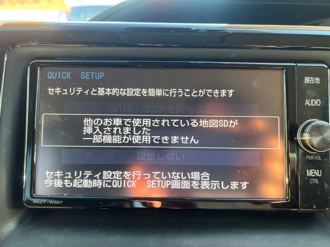 TOYOTA トヨタ　純正ナビ　SDナビ　NSZT-W66T 66ナビ　フルセグ