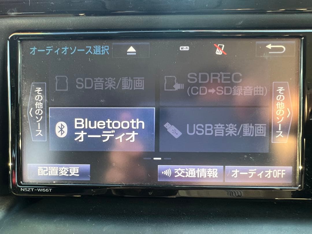TOYOTA トヨタ　純正ナビ　SDナビ　NSZT-W66T 66ナビ　フルセグ