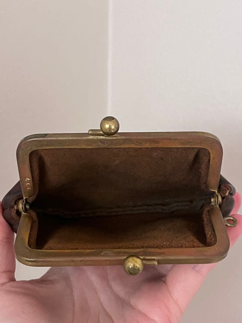 N25 レザー がま口財布 Sサイズ