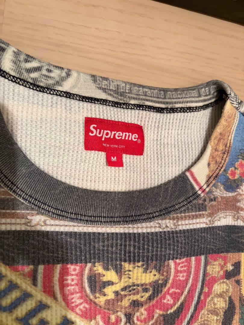 Supreme 長袖カットソー Mサイズ マルチカラー