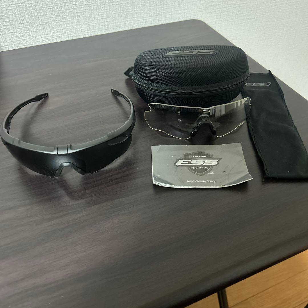 ESS クロスブレイド 黒 ケース・クリアレンズ付き