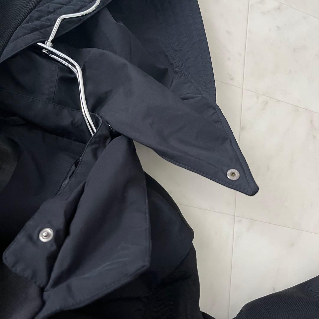 美品♡ヘルノ ラミナー ブルゾン 2way フード 大きいサイズ XL ブラック