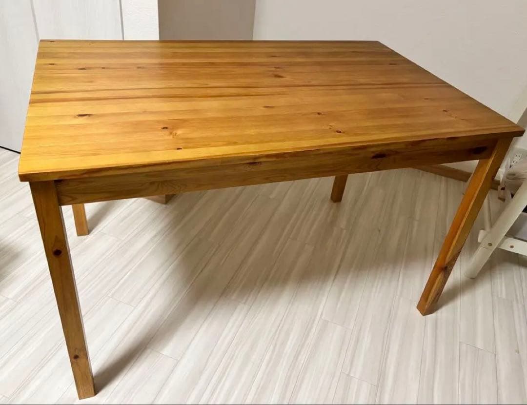 木製シンプルテーブル（ナチュラルウッド） ナフコ