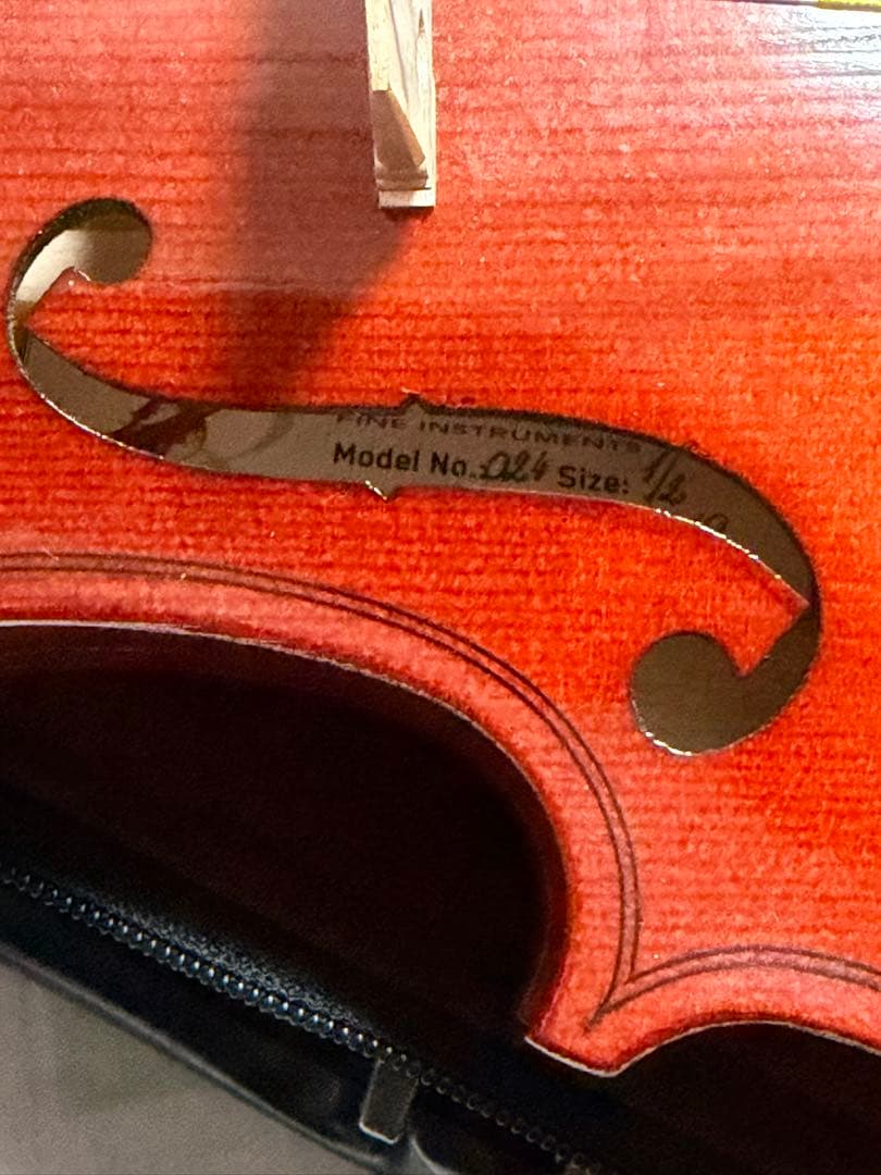 カ*8様 ARS MUSIC 分数バイオリン 1/2 弓・ケース・肩当て付き