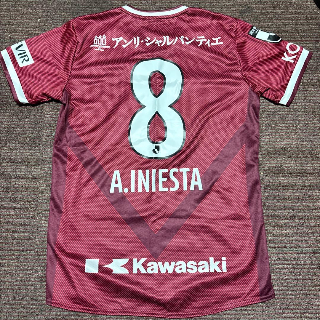 神戸 A.イニエスタ 背番号8 サッカーシャツ
