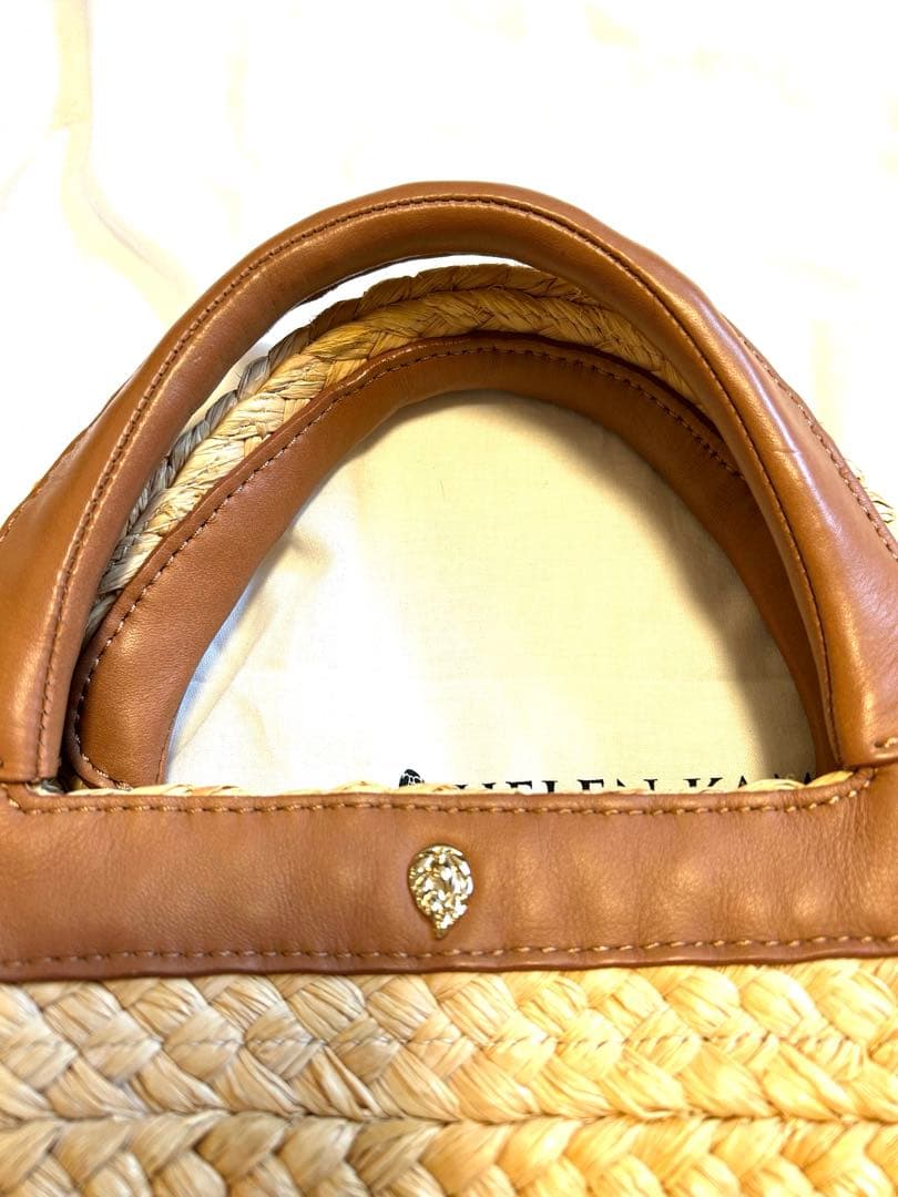 mizuki様【ヘレンカミンスキー】かごバッグ2way A4 ラフィア レザー