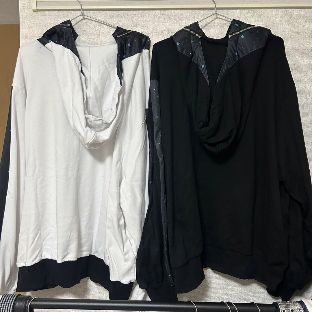 銀河幽霊猫のユニセックスパーカー クノオさんコラボ セット