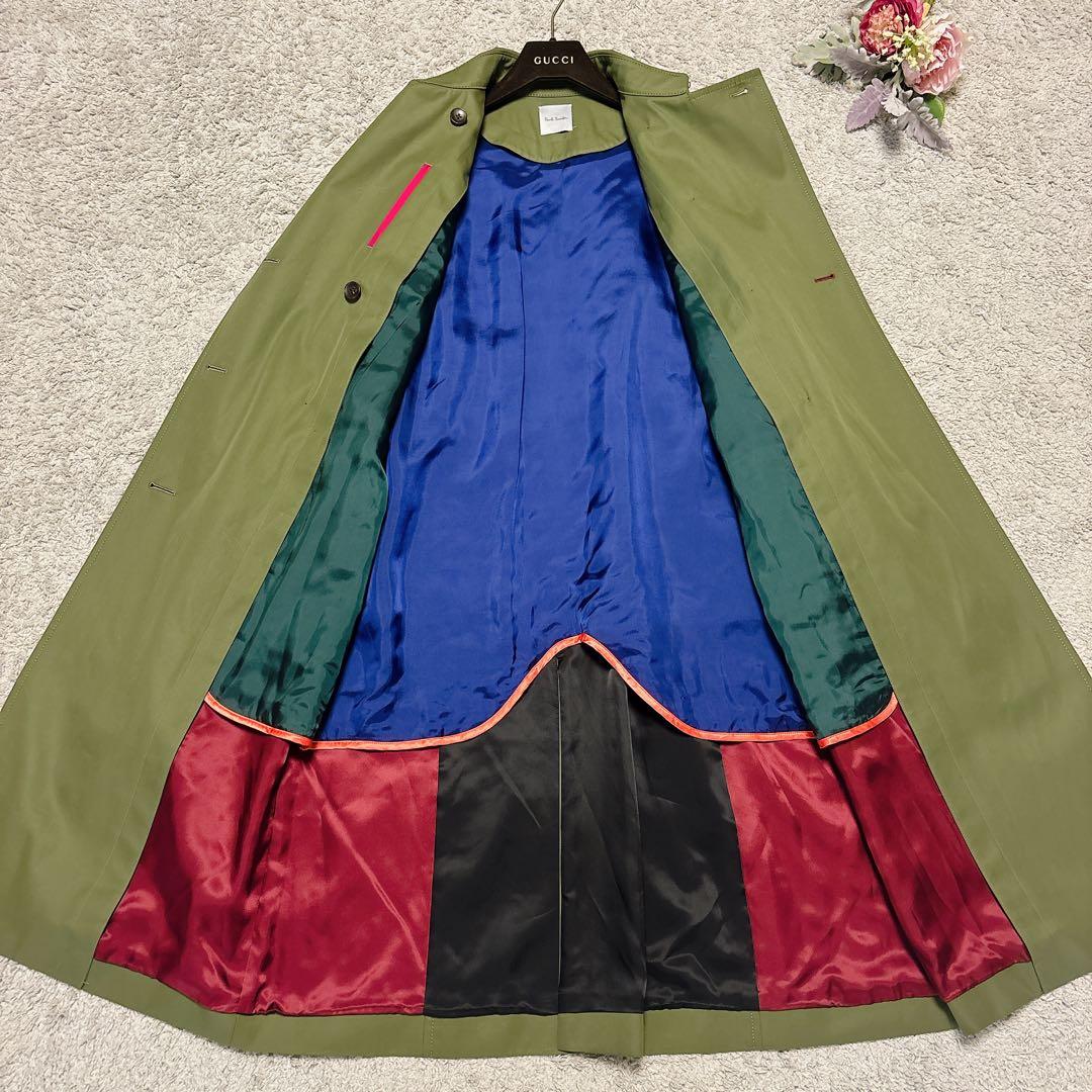 【美品】ポールスミス　キルティングライナー付きトレンチコート XL マキシ丈