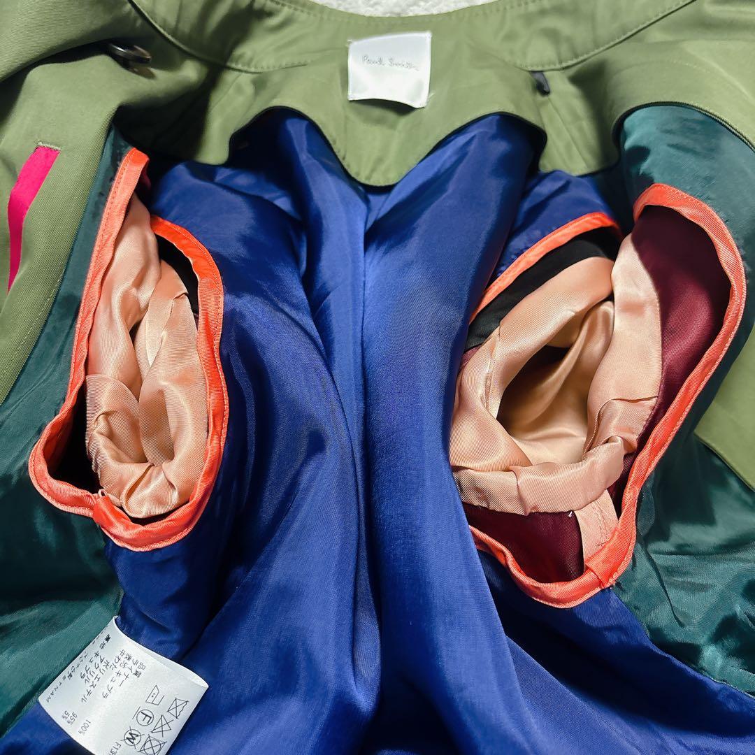 【美品】ポールスミス　キルティングライナー付きトレンチコート XL マキシ丈