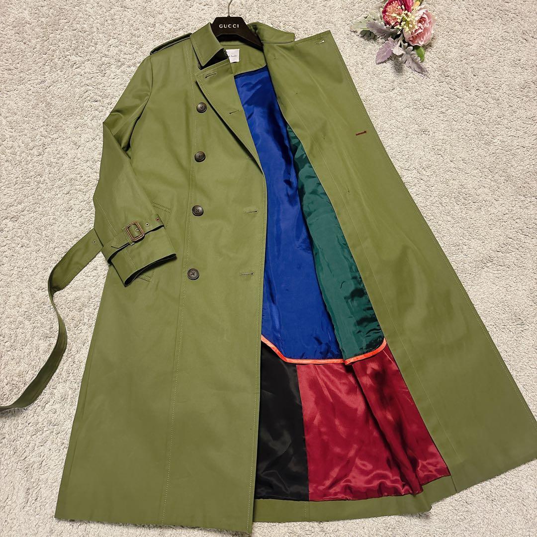 【美品】ポールスミス　キルティングライナー付きトレンチコート XL マキシ丈