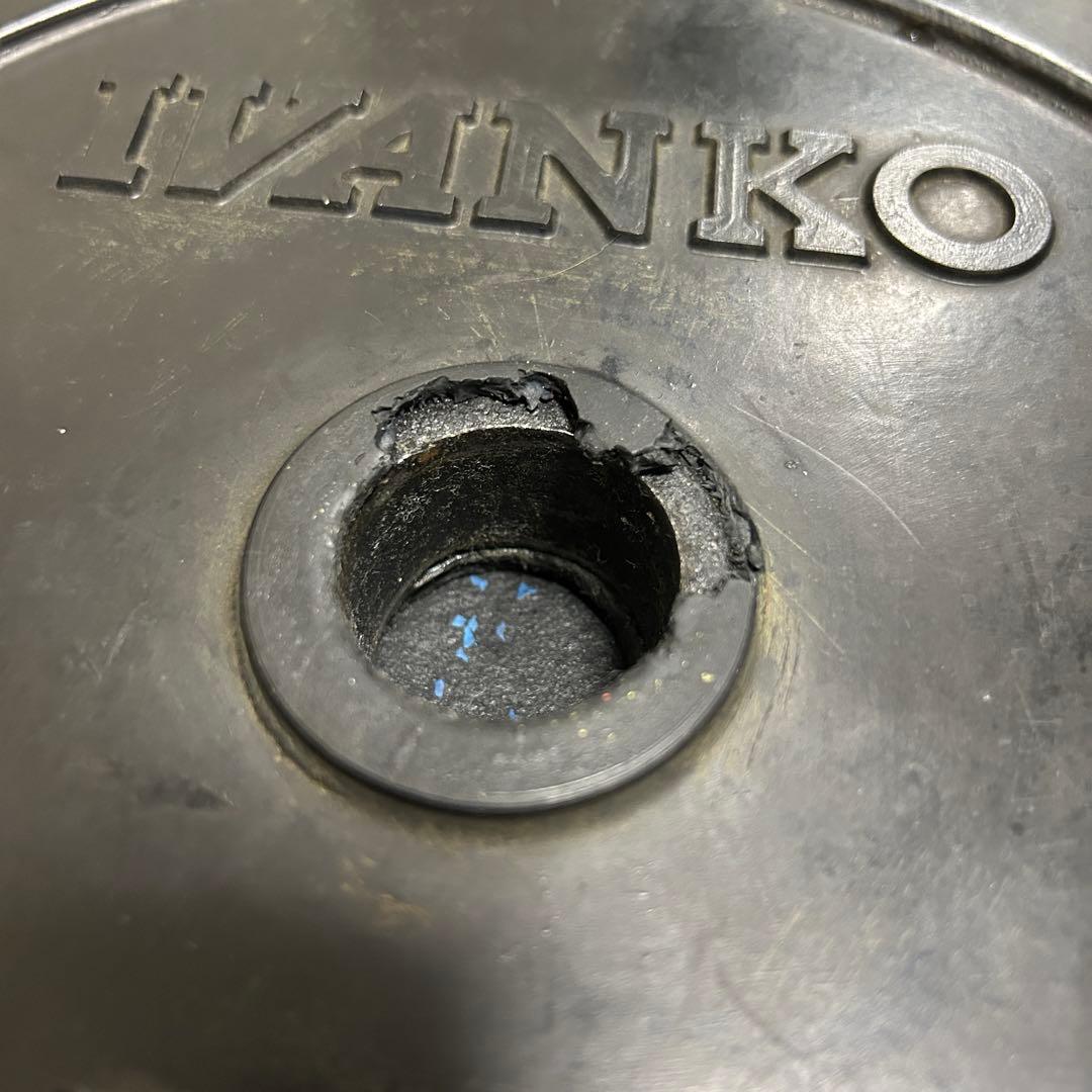 IVANKO イヴァンコ 28mmラバープレート5kg/2.5kg/1.25kg