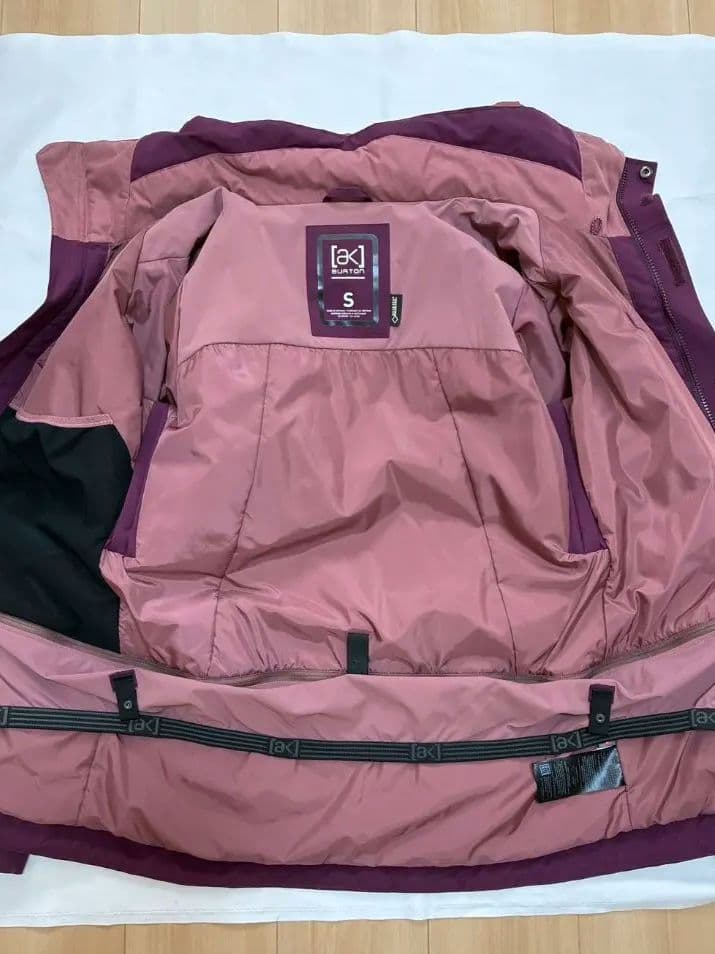 【BURTON[ak]】 レディース スノーボードウェア ゴアテックス 紫 Ｓ