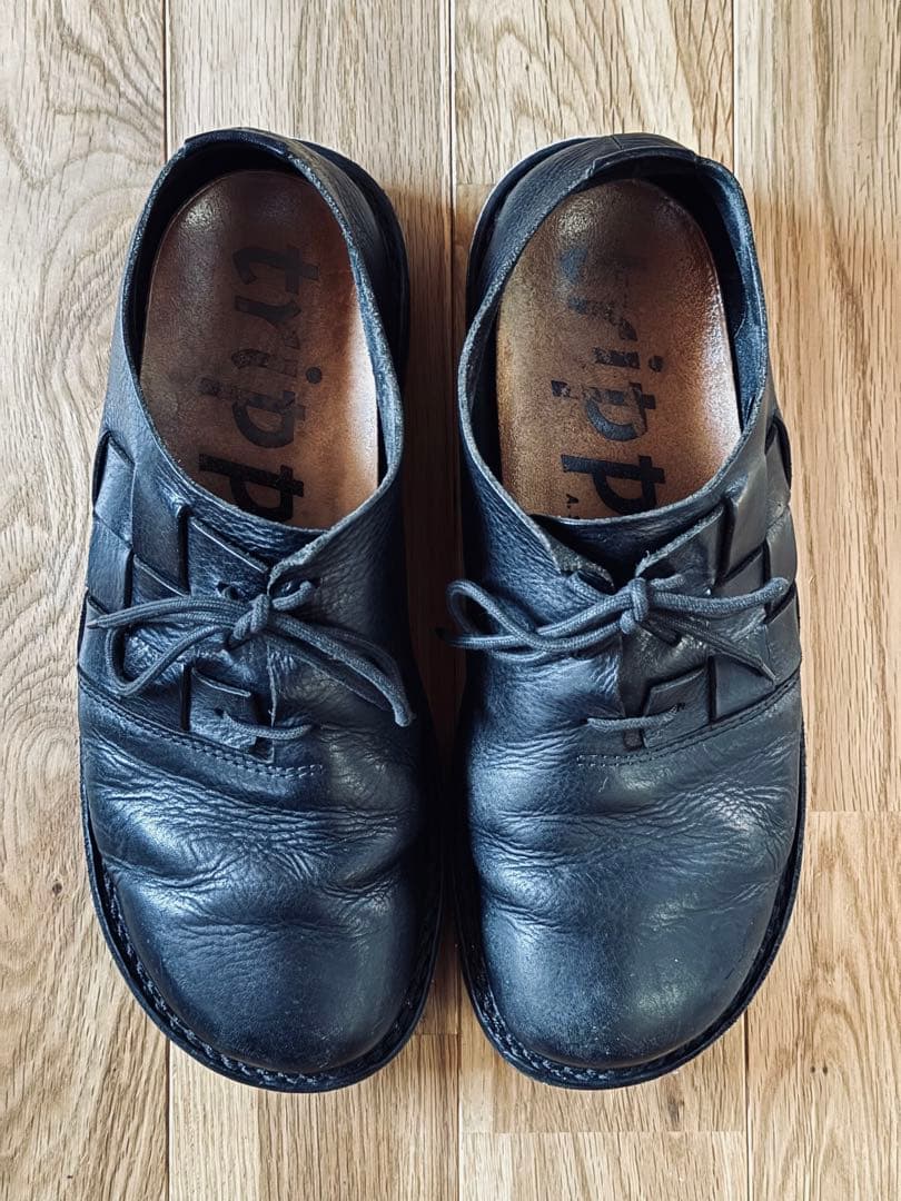 限定値下中 trippen トリッペン ヤード レースアップシューズ 黒