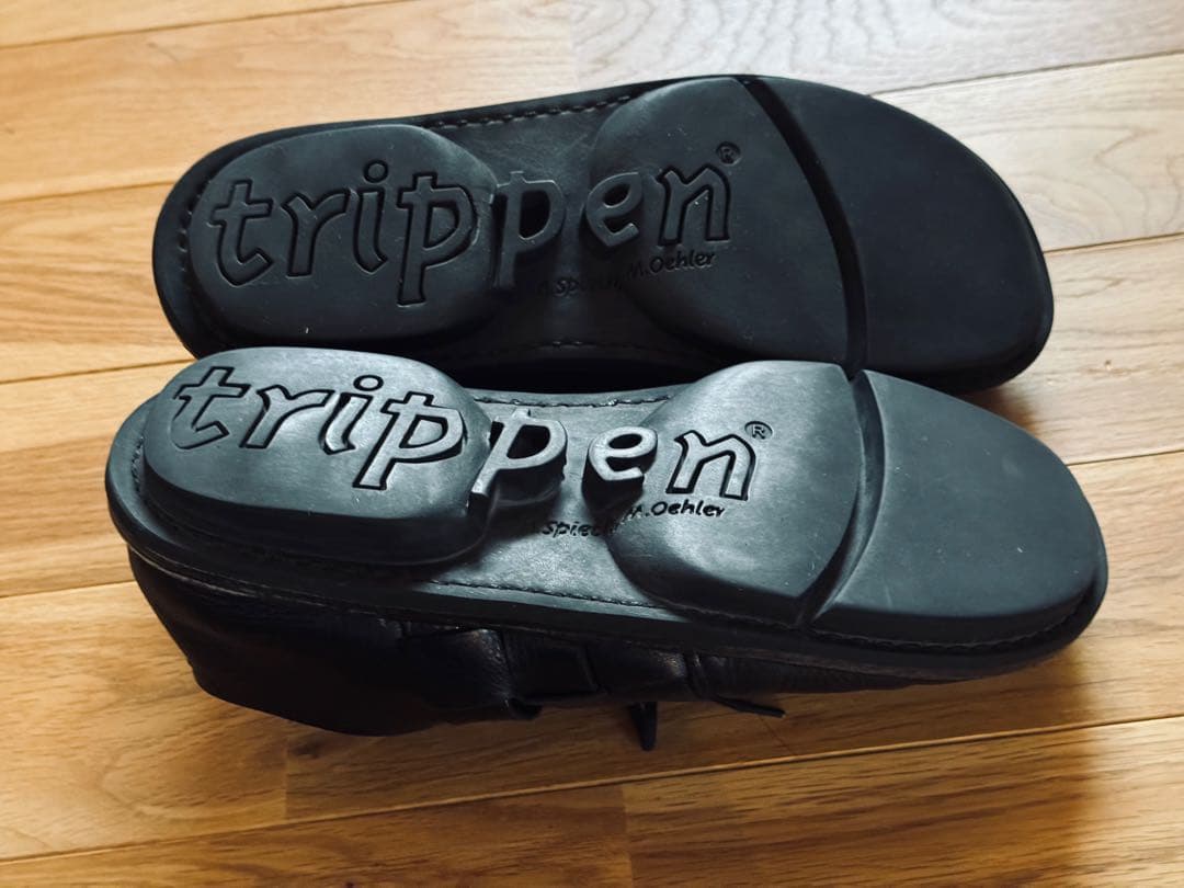 限定値下中 trippen トリッペン ヤード レースアップシューズ 黒