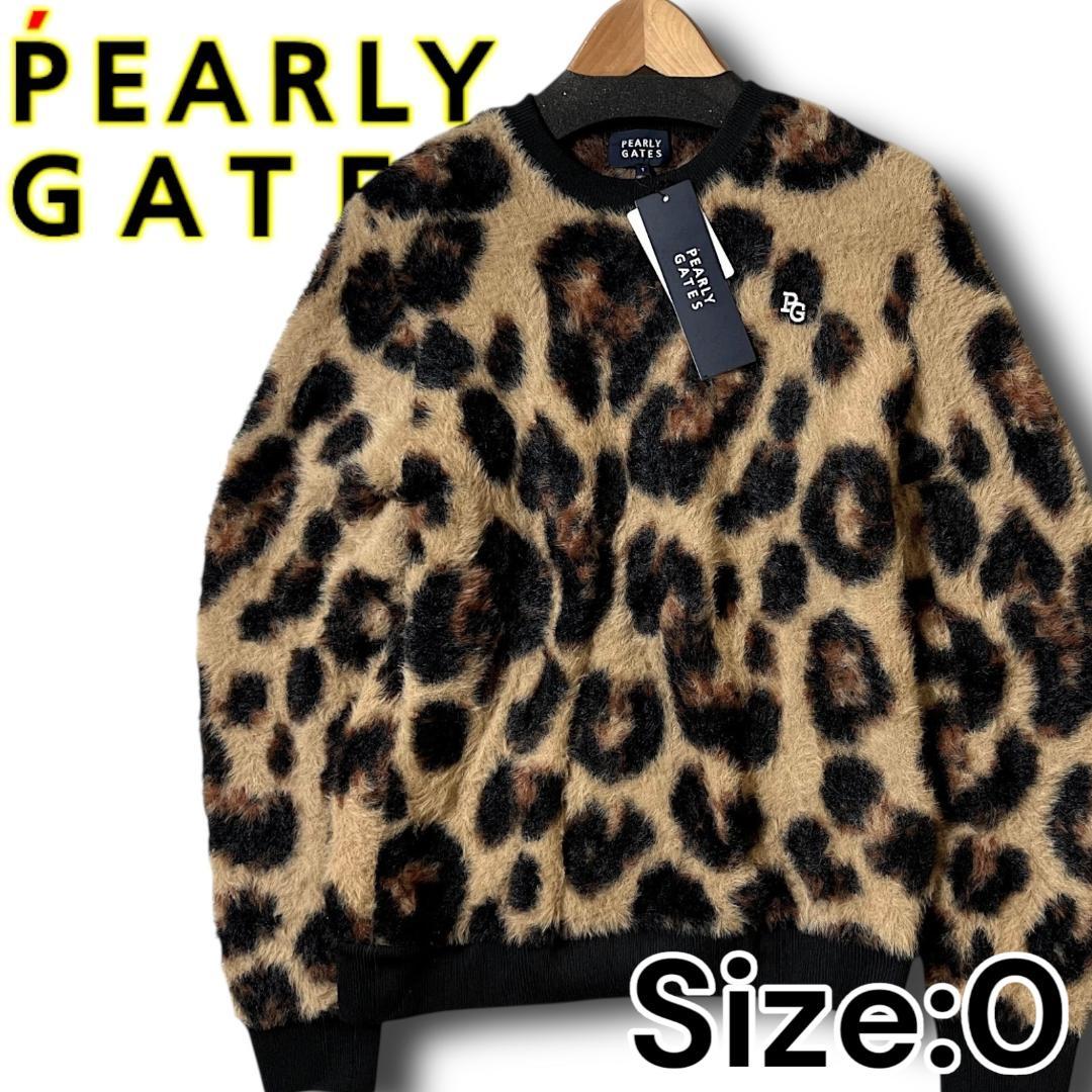 0 パーリーゲイツ シャギーサーマル レオパード ニット セーター 051