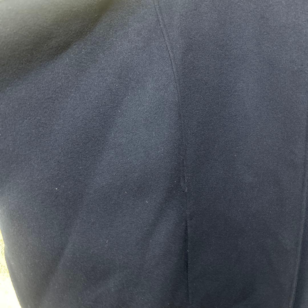 LEPHIL ルフィル　コート　 ソフトウールリバーポンチョ　ネイビー