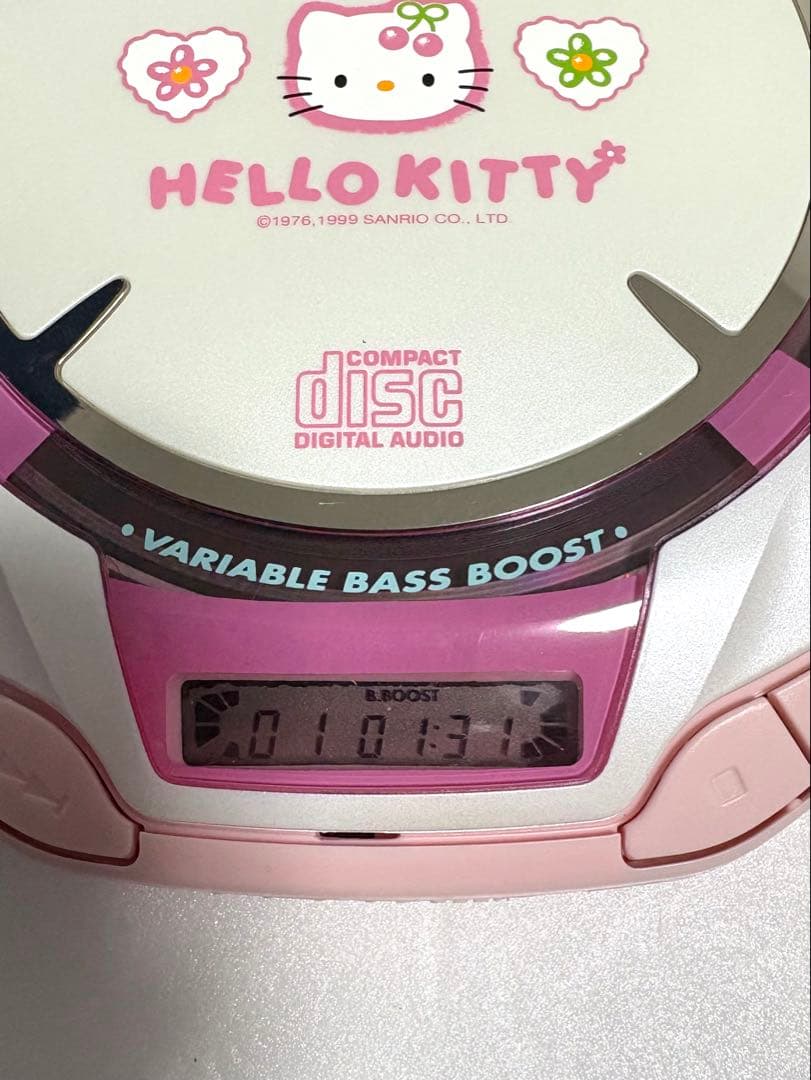 【希少】ケンウッド ポータブルCDプレーヤー DPC-KT102 ハローキティ