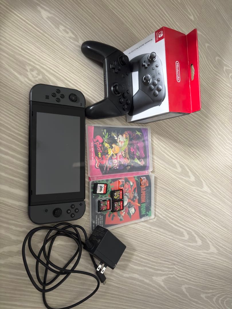 Nintendo Switch本体+ ゲーム4本 + 256GB microSD