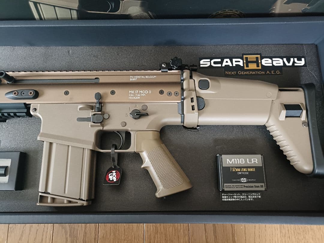 東京マルイ 次世代電動ガン スカーH フラット・ダークアース オプション付き