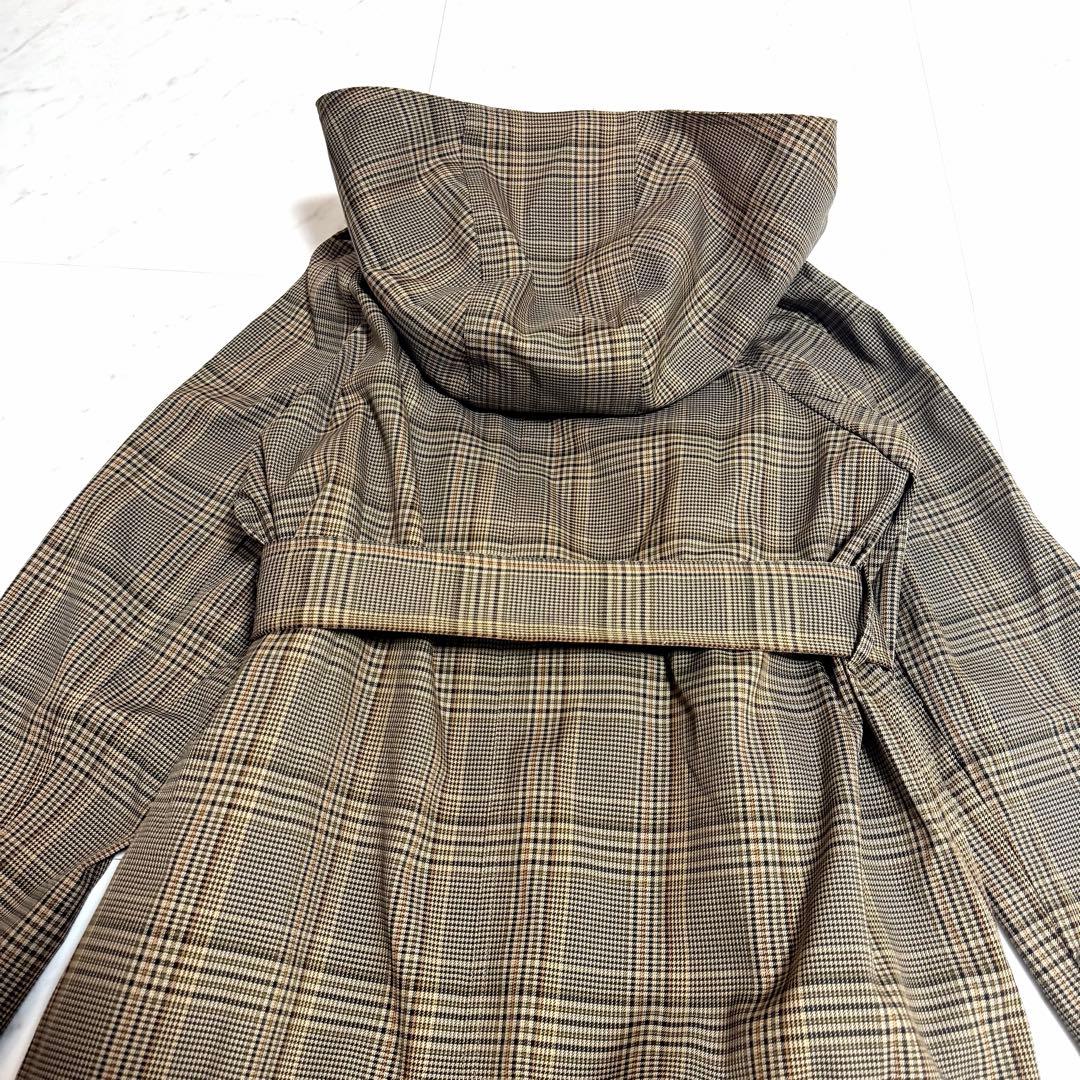 【未使用】完売品✨️アルアバイル ライナー付き チェック フード コート 3way