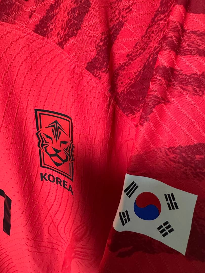 正規品　ナイキ　ソンフンミン2022韓国代表ユニフォーム　ホームオーセンティック