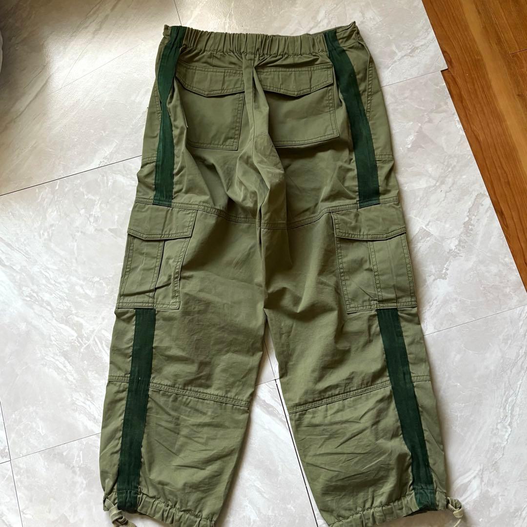 Drawer ドゥロワー　カーゴパンツ カーキ 38 ウエストゴム 日本製