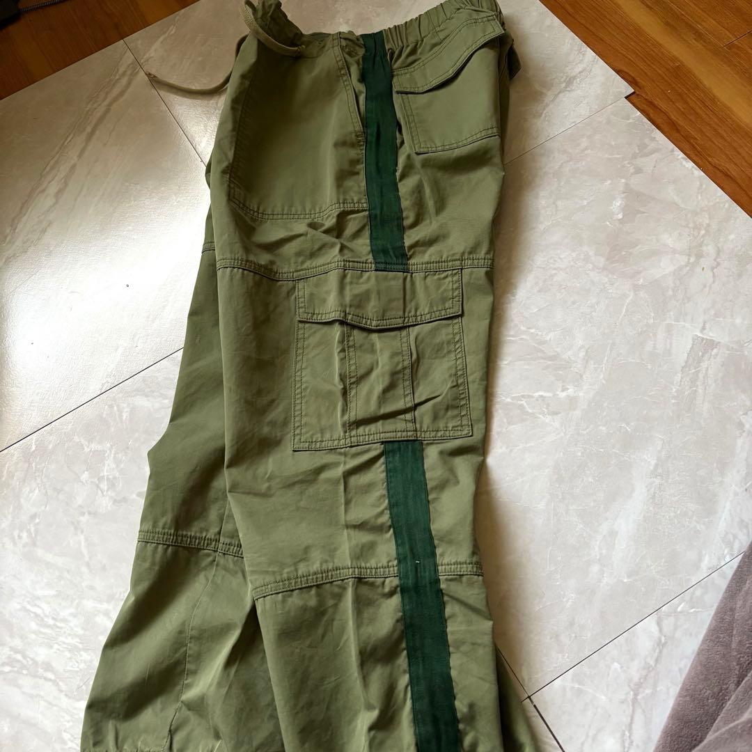 Drawer ドゥロワー　カーゴパンツ カーキ 38 ウエストゴム 日本製