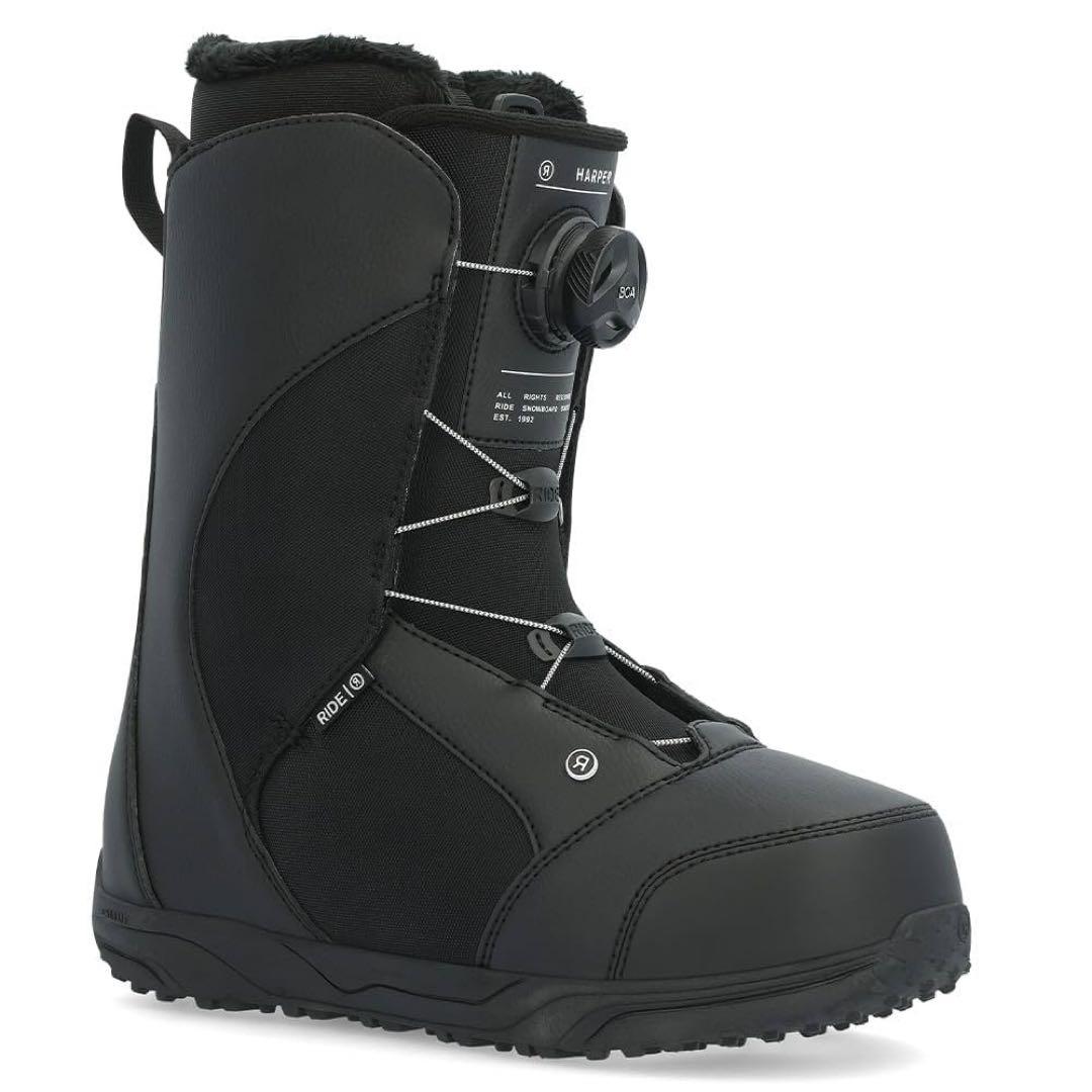 【美品】RIDE ライドスノーボード ブーツ ダイアル式 ブラック 23.5cm