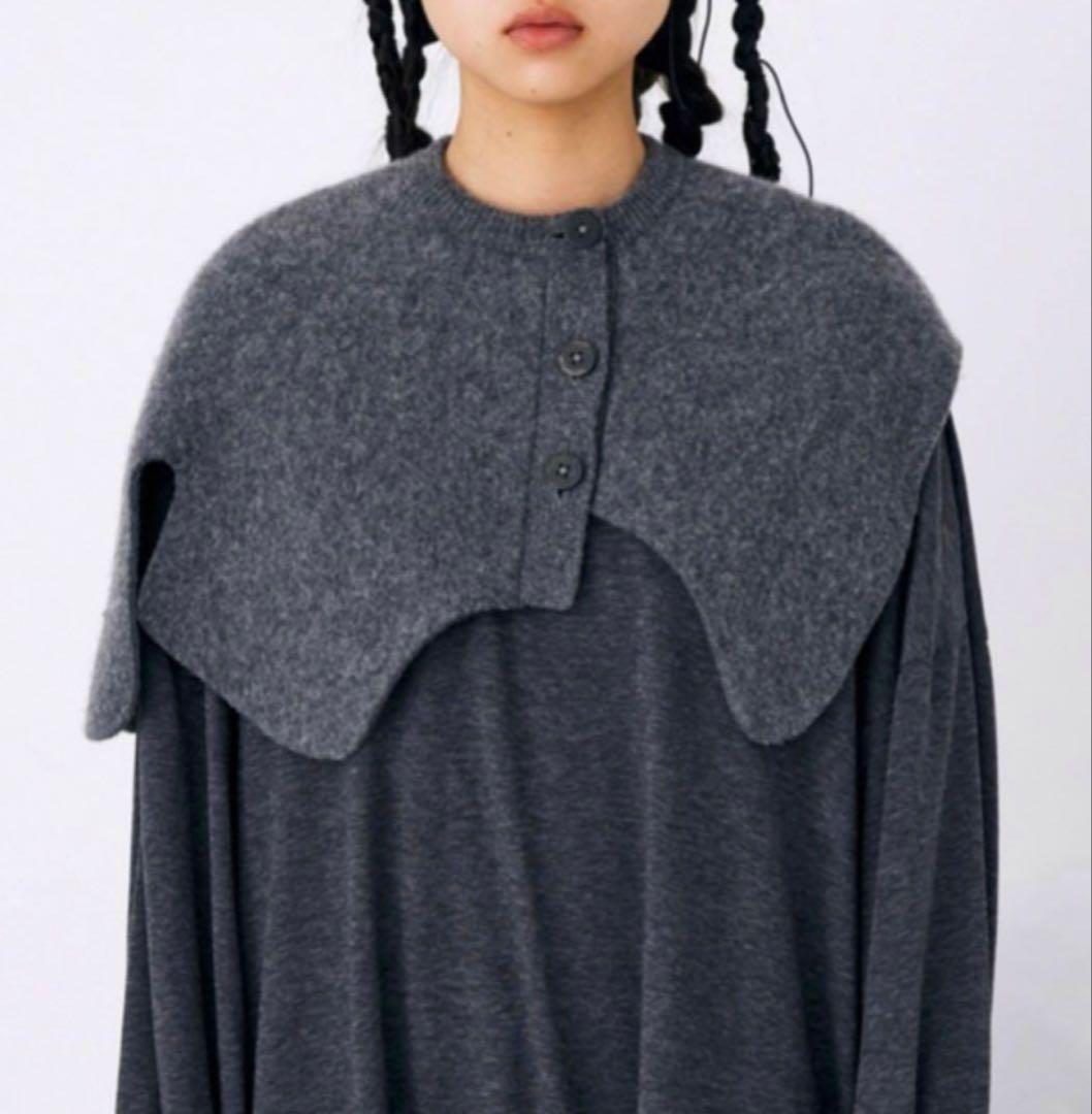 ☆ENFOLD エンフォルド☆ASYMMETRY CAPE！ブラック！美品！