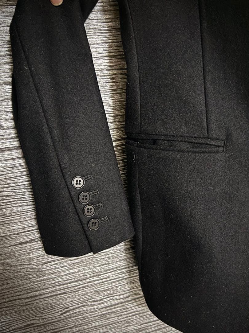 【レア・希少】yoshiokubo バンダナ切替 テーラードジャケット黒 M相当