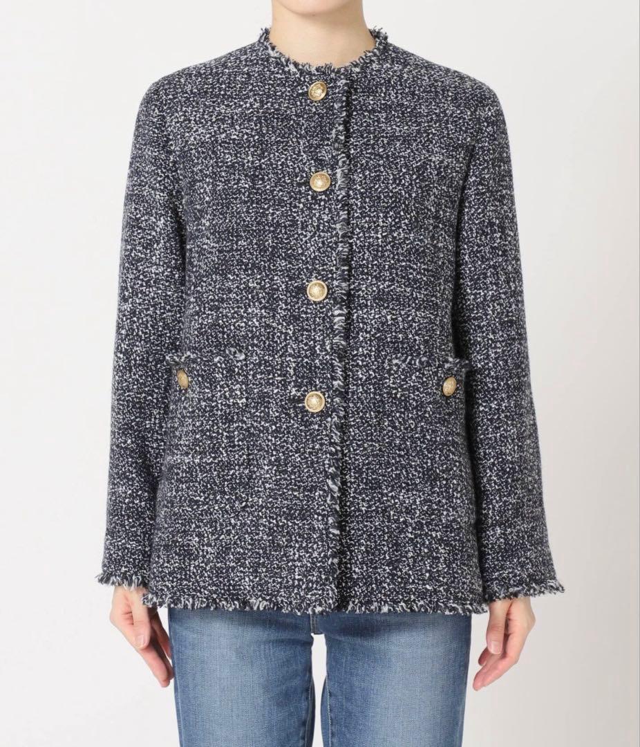 LaTotalite ラトータリテ ウールツィードジャケット