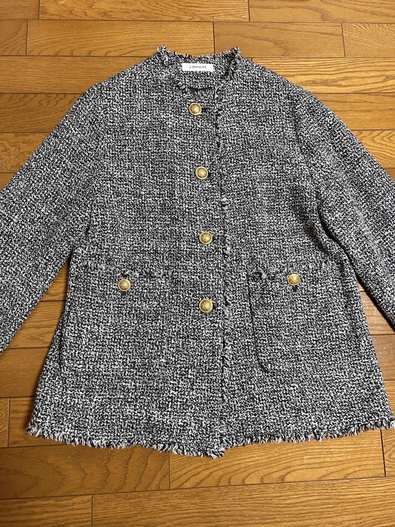 LaTotalite ラトータリテ ウールツィードジャケット