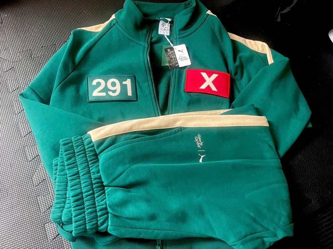 【入手困難】PUMA × イカゲーム 公式コラボ ジャージ セットアップ L