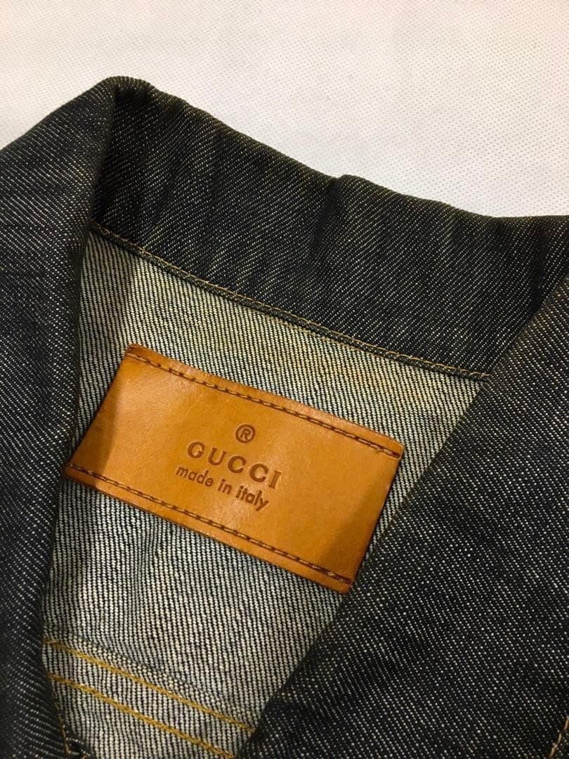 GUCCI ダークブルー デニムジャケット