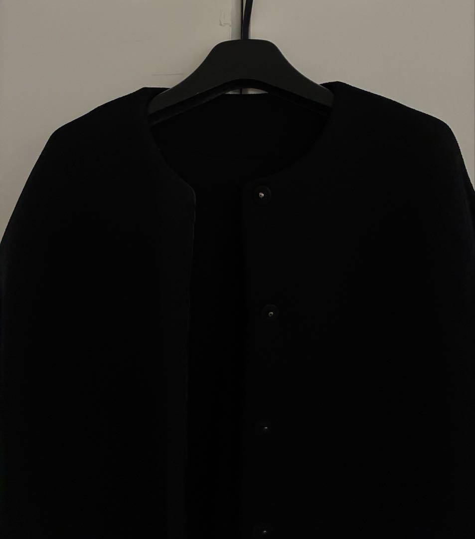 トレフルプラスワン　パールボンディングコート　ブラック