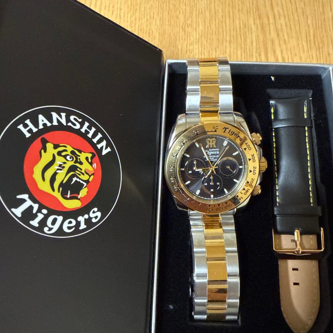 阪神タイガース 90周年記念 ソーラークロノグラフ限定品　腕時計