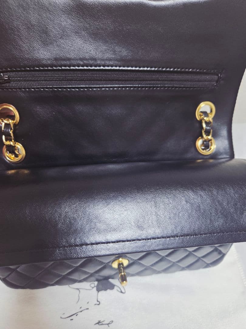 美品✨ レザー ショルダーバッグ ✨ブラック