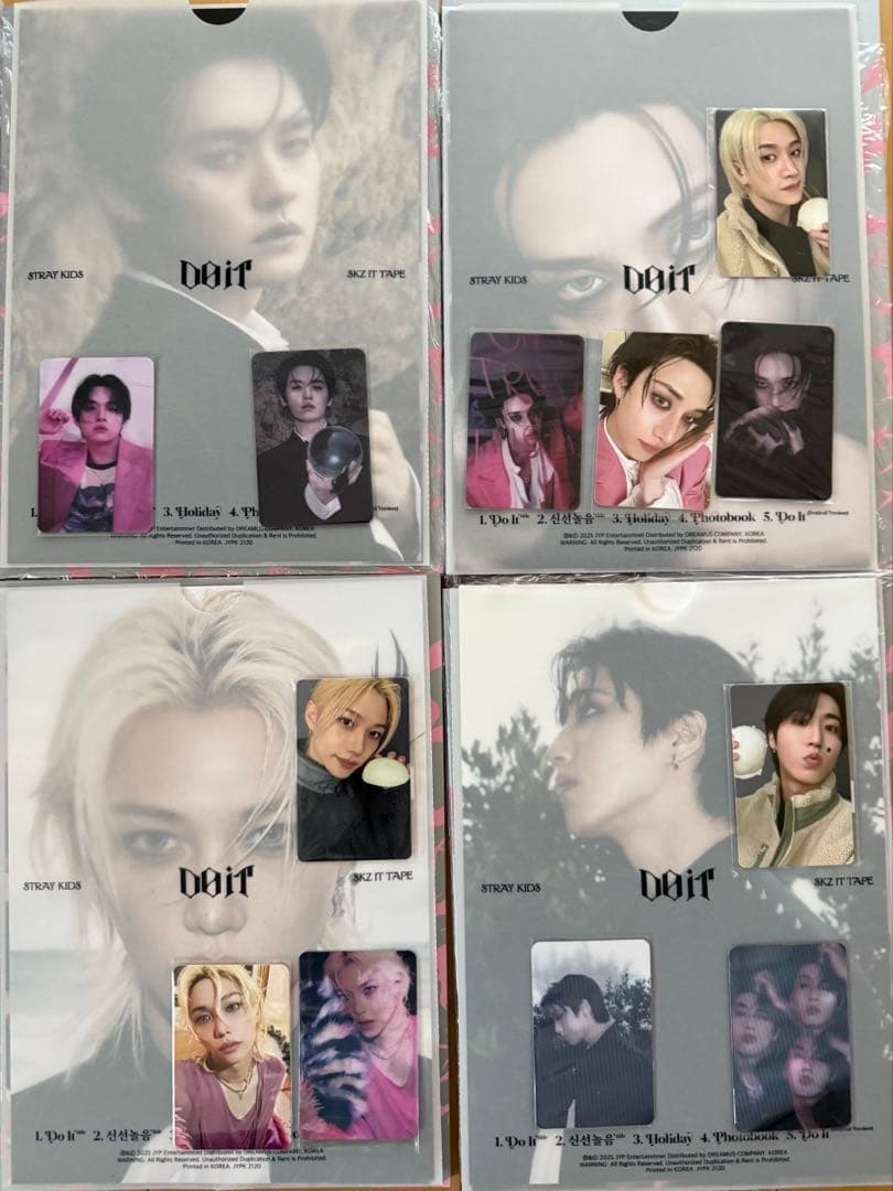 Stray Kids DOIT CD8枚セット　メンバーポスターコンプリート他