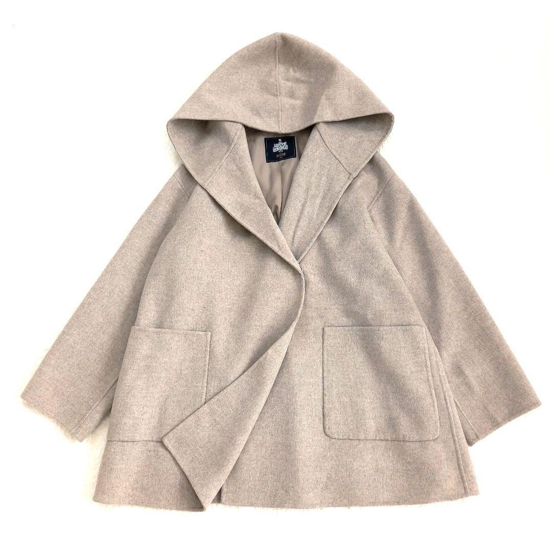 ロクさま スローブイエナ ハミルトンダブルフェイスフードコート ウールリバー