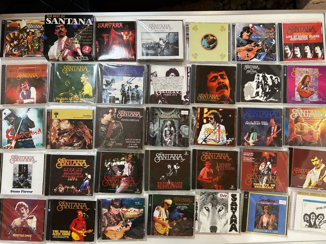 Santana サンタナ　CD81枚・DVD3枚　コレクターズアイテム